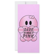 BREAST CANCER AWARENESS CUSTOM RACK CARD