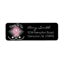 Breast Cancer Awareness Return Address Label