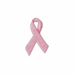 Breast Cancer Awareness Ribbon embroidered shirts