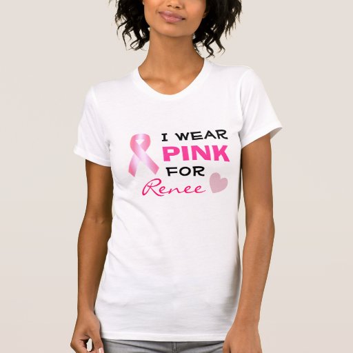 Breast Cancer Awareness shirt - I wear pink for