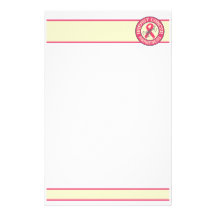 Breast Cancer Awareness stationary - customize Customized Stationery