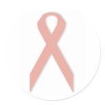 Breast Cancer Awareness Sticker Round