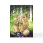 Breast Cancer Awareness Teddy Bear Card