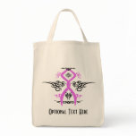 Breast Cancer Awareness Tribal Design Bag