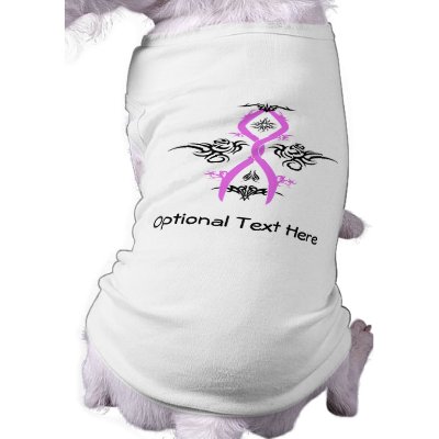 Breast Cancer Awareness Tribal Design Pet Shirt by kathysprettythings