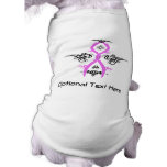 Breast Cancer Awareness Tribal Design pet clothing