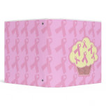 breast cancer awarness cupcake notebook binders