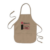 Breast Cancer BELIEVE DREAM HOPE Apron