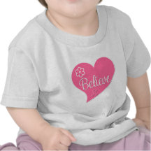 Breast Cancer Believe Heart Tshirts