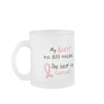 Breast Cancer BIG MUSCLES 1.1 Aunt Mugs