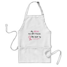 Breast Cancer BIG MUSCLES 1.1 Mom Aprons