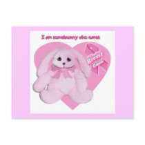 breast cancer bunnies post cards