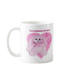 Breast Cancer Bunny Mug