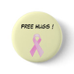 breast cancer pinback button