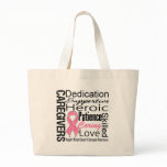 Breast Cancer Caregivers Collage bags
