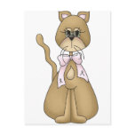 breast cancer cat postcards