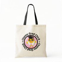 Breast Cancer Chemo Grad Chick Canvas Bag