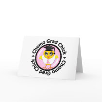 Breast Cancer Chemo Grad Chick Greeting Cards