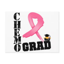 Breast Cancer Chemo Grad Post Cards