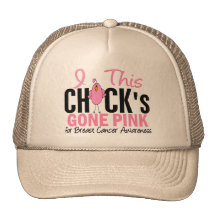 BREAST CANCER Chick Gone Pink Hat