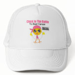 Breast Cancer Chick In the Battle to Beat Cancer Mesh Hats