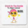 Breast Cancer Chick In the Battle to Beat Cancer Mousepads