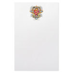 Breast Cancer Cross & Heart Stationery