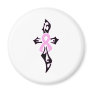 Breast Cancer Cross Fridge Magnets