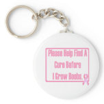Breast Cancer Cure Key Chains
