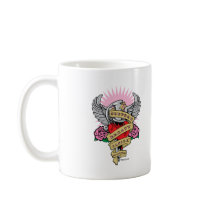 Breast Cancer Dagger Tattoo Coffee Mug