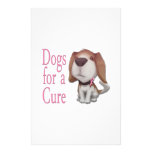Breast Cancer Dogs Stationery Design