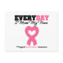 Breast Cancer Every Day I Miss My Niece Post Card