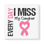 Breast Cancer Everyday I Miss My Daughter Fridge Magnets