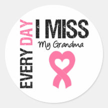 Breast Cancer Everyday I Miss My Grandma Sticker