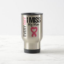 Breast Cancer Everyday I Miss My Mom Coffee Mugs