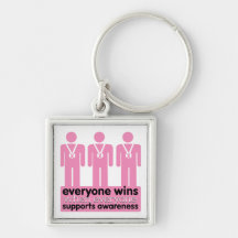 Breast Cancer Everyone Wins With Awareness Key Chain