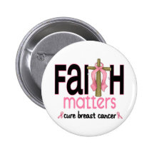 Breast Cancer Faith Matters Cross 1 Pins