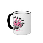 Breast Cancer Fight Like A Girl 12.3 Mugs