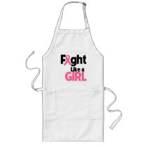 Breast Cancer Fight Like a Girl Aprons