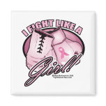 Breast Cancer Fight Like a Girl Magnets