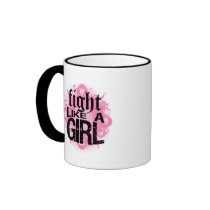 Breast Cancer Fight Like A Girl Rock Ed. Mug