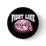 Breast Cancer Fight Like A Girl Sporty Callout Buttons