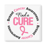 Breast Cancer Find A Cure Refrigerator Magnets