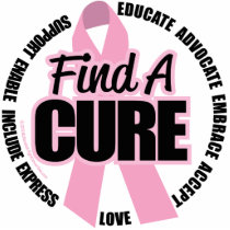 Breast Cancer Find A Cure Acrylic Cut Out