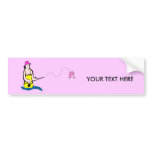 BREAST CANCER Fishing Bumper Sticker bumper stickers