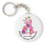 BREAST CANCER Flower Ribbon 1