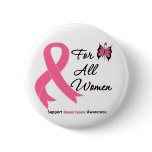 Breast Cancer For All Women Button