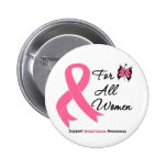 Breast Cancer For All Women Button