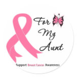 Breast Cancer For My Aunt Sticker