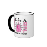 Breast Cancer Fought Like A Girl 8 Mug
